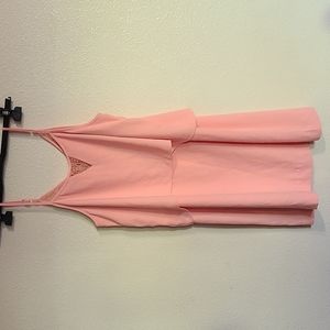 Bar III light pink coral scrappy dress. Sz M